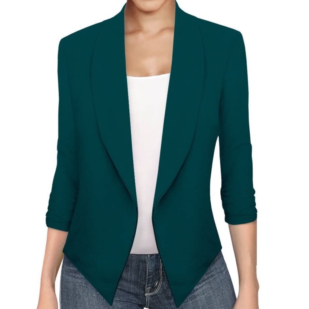 Hybrid & Company  Casual Work Office Open Blazer